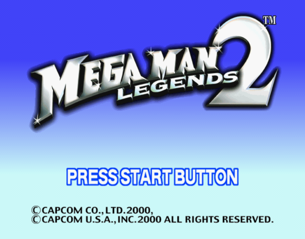 Mega Man Legends 2 Title Screen